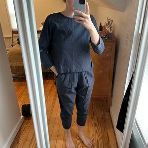 Black Crane Navy Set